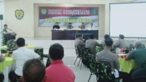 Danrem 064/MY Pimpin Rakor Pengamanan Wapres RI