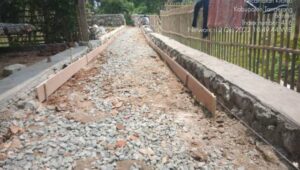 Proyek TPT dan Betonisasi di Kampung Pasir Salam Diduga Dikerjakan Oleh Pihak Ketiga Bukan Swakelola