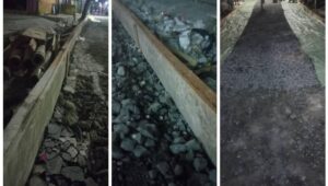 Pembangunan Betonisasi Di Graha Cibadak Tigaraksa Dari Dinas PERKIM Perumahan Di Duga Tidak Sesuai RAB