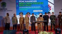 Pemkab Pali dan BPS Gelar Acara Pencanangan Desa “Cantik” dan Rakoor Registrasi Sosek