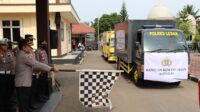Kapolres Lebak Lepas Bantuan Kapolri kepada Korban Bencana Banjir dan Tanah Longsor