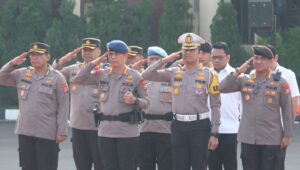 Pasca Pandemi Covid-19, Polda Banten Kembali Gelar Apel Bersama