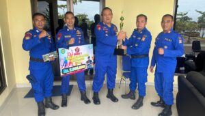 Ditpolairud Polda Banten Juara 3 Turnamen Bola Voli Dandim Cup 2022