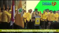 Ketua Dan Pengurus DPD Partai Golkar Kab Bekasi Resmi Dilantik