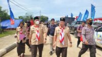 Kapolres dan Pemkab Pali Tinjau Langsung Perkemahan Saka Bhayangkara Di Gandus Sumsel