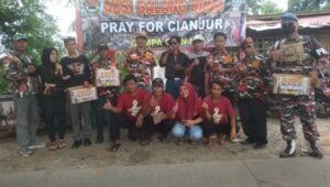 AKSI PEDULI KORBAN GEMPA DI CIANJUR, LMPI MAC BALARAJA & KOBRA GALANG DANA