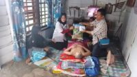 Didampingi JPKP dan Awak Media, Satam Pengusaha Bandung Asal Pali Santuni Pasien Tumor Kelenjar Getah Bening dan TB Tulang