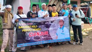 Bentuk Perhatian Dan Kepedulian Sahabat HSJ, H Saepudin Juhri Salurkan Langsung Bantuan Gempa Cianjur