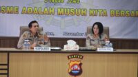 Bidhumas Polda Banten Dampingi Tim Divhumas Polri Sosialisasi Kontra Radikal di Polres Serang