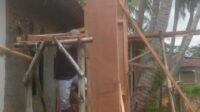 Kegiatan proyek sab di kampung renged desa renge d RT 06 RW 2 diduga kegiatan tersebut terburu-buru