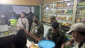 Satpol PP Kota Tangerang Amankan Ratusan Botol Miras Berbagai Jenis