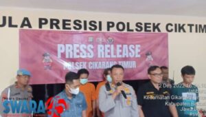 Polsek Cikarang Timur “Kembalikan”, 1 Mobil dan 2 Motor Hasil Kejahatan
