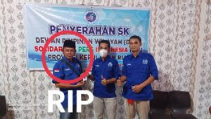 SPI Berduka, Kabid Ketenagakerjaan DPW Kepri Tutup Usia