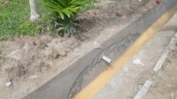 Di Langkat, Ada Bangunan Drainase di Dusun Satu Desa Damar Condong Diduga Dikerjakan Asal Jadi & Tak Ada Plang Proyek