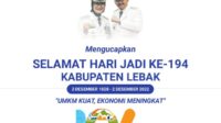 PEMERINTAH KABUPATEN LEBAK
