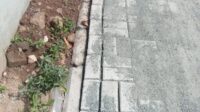 Peningkatan jalan lingkungan paving blok Kampung Luwung gede desa perahu Di duga terburu” Dan asal jadi