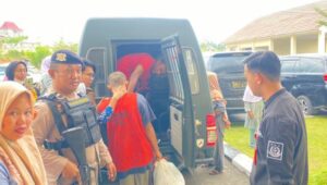 13 Tahanan Kejari Di Polres PALI Dilimpahkan ke Lapas Muara Enim