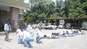 Bolos Sekolah, Puluhan Pelajar Terjaring Razia Saat Keluyuran Di Kawasan Pemda Kab Tangerang