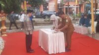 Pj Bupati Aceh Tamiang Pimpin Sertijab Camat Seruway