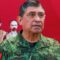 Poto : Menteri Pertahanan Meksiko Luis Cresencio Sandoval berbicara dalam konferensi pers setelah pemimpin kartel narkoba Meksiko Ovidio Guzman, ditangkap oleh otoritas Meksiko di Culiacan, di Mexico City, Meksiko 5 Januari 2023. REUTERS/Henry Romero.