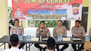 Jum’at Curhat Bareng KESTI TTKKDH, Kapolres Lebak  Tegaskan Belum ada  Laporan Kasus Penculikan Anak