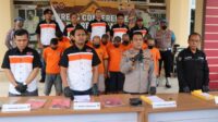 Sat Reskrim Polres Lebak Tangkap 11 Pelaku Curanmor