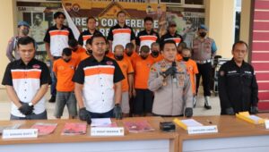 Sat Reskrim Polres Lebak Tangkap 11 Pelaku Curanmor