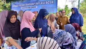 Cegah Inflasi, Pj Bupati Aceh Tamiang Tinjau Pasar Dusun Tualang Sungai Liput