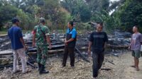 Rumah Hermanto Warga Desa di Tanggulun Hangus Terbakar Saat di Tinggal Mengantar Anak Kesekolah