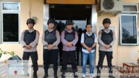 Tingkatkan Kewaspadaan, Personel Polsek Warunggunung Lakukan Pengamanan Mako Seusuai SOP
