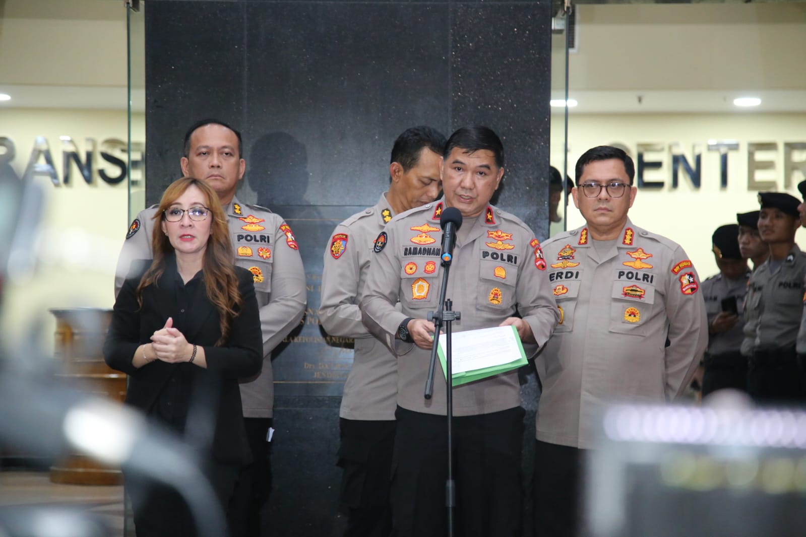 Brigjen Ahmad Ramadhan gelar Konpers paparkan status Eliezer