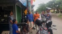 Ikuti Perjalanan Anggota Satlantas di Kelurahan Karawang Wetan