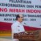 Pj. Bupati Aceh Tamiang, Dr. Drs. Meurah Budiman, SH, MH saar di acara pengukuhan dan pengambilan sumpah Dewan Kehormatan PMI Aceh Tamiang periode 2023-2028, di aula Setdakab, Rabu, (15/3/2023).