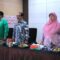 Pj. Bupati Aceh Tamiang, Drs. Meurah Budiman, SH, MH didampingi Kepala Bappeda, M. Zein dan Kepala BPKD, Yusriati saat membuka RKPD di aula Bappeda.