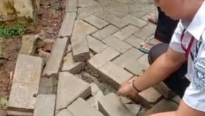Diduga Kurang Profesional, Kecamatan Sukamulya Mengakui Ada Kesalahan Di Pembangunan Pavingblock Di Desa Bunar