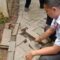 Tim Kecamatan Sukamulya Bersama Media Dan JAGAPATI Kelokasi pembangunan pavingblock di desa bunar (01/03) Doc sWara45.Com
