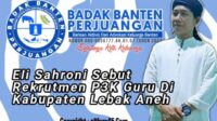 Eli Sahroni Sebut Rekrutmen P3K Guru Di Kabupaten Lebak Aneh