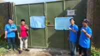 KNPI Lebak Segel Tambak Udang Di Baksel