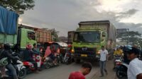 Diduga Proyek Betonisasi jadi penyebab Kemacetan, Ketua PERWAST.Terjun Bersama Anggota. Mengurai Kemacetan