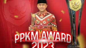 Bupati KBB Hengky Kurniawan, Menerima Penghargaan PPKM AWARD