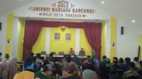 Pembinaan RT RW dan Linmas se Desa Panjalu dengan Tema” Tahun 2023 adalah Tahun Pembangunan.”
