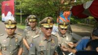Bupati Ciamis Pimpin Upacara : Hut Satpol PP Yang ke 61