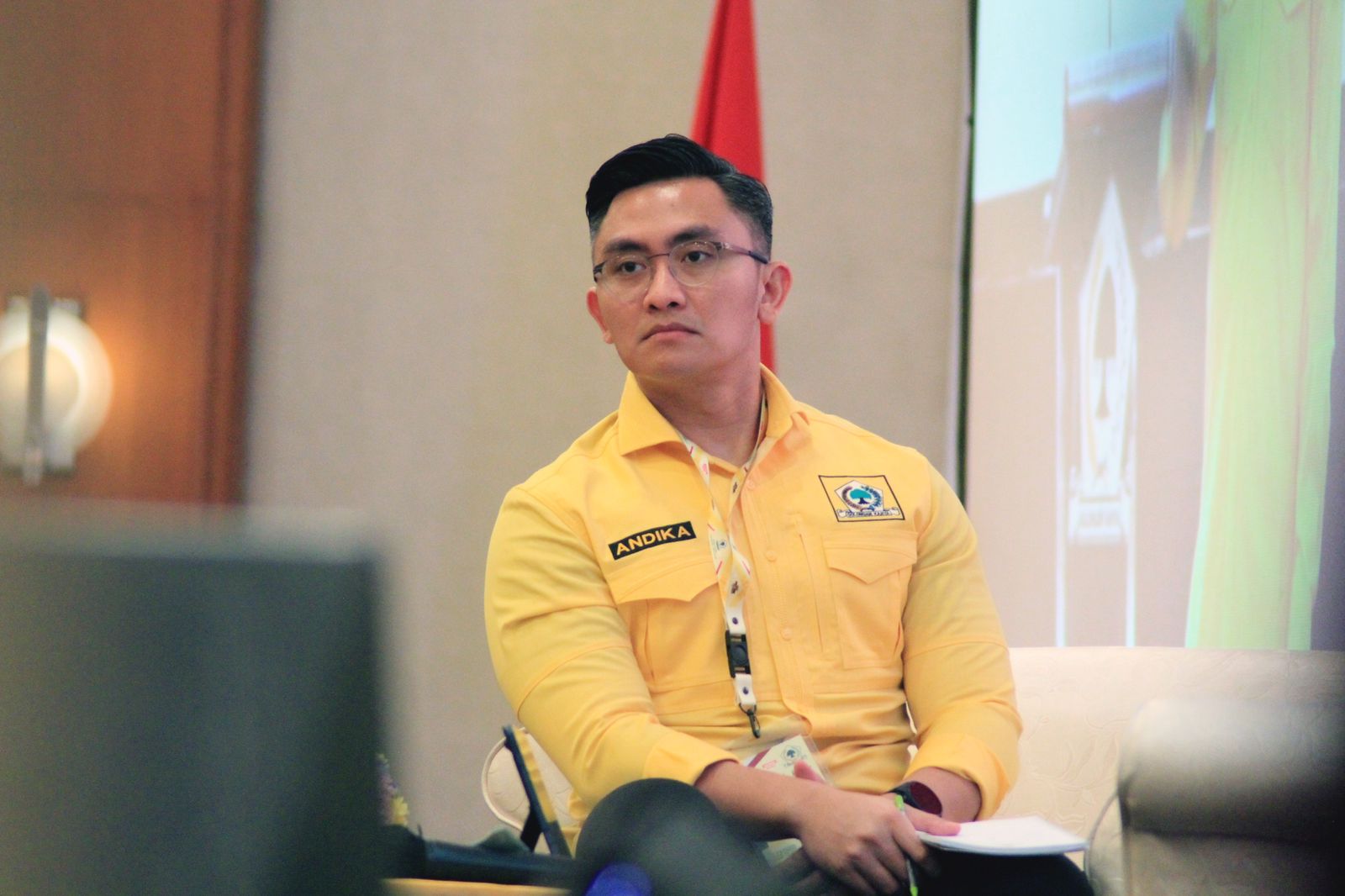 Photo : Wakil Sekretaris Jenderal Bidang Pemenangan Pemilu Wilayah Jawa I DPP Golkar Andika Hazrumy