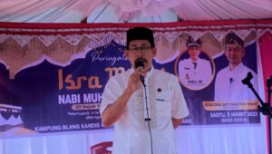 Wakili Pj Bupati Meurah, Staf Ahli Hadiri Peringatan Isra’ Mi’raj di Blang Kandis