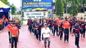 Pj Bupati Meurah Ikut SKJ Bersama TNI – Polri
