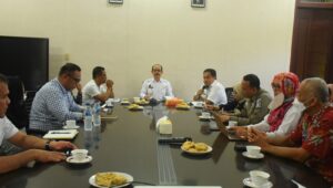 Pj Bupati Meurah Audiensi Renja 2023 Bersama Multi Pihak Aceh Tamiang
