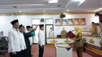 Hj Dewi Handajani Lantik Pimpinan BAZNAS Tanggamus Periode 2023-2028