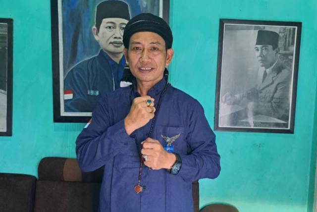 Eli Sahroni Ketua Aliansi Masyarakat Cikulur Menggugat (AMCM) Kecamatan Cikulur Kabupaten Lebak