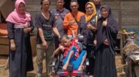 kedua kali nya LKS Alamanda Tanggamus mengunjungi  Alfin penyandang disabilitas