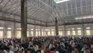 Masjid Nurul Iman Talang Ubi Selatan Membludak, Hampir Seribu Orang Hadir Dalam Sholat Idul Fitri 1444 H